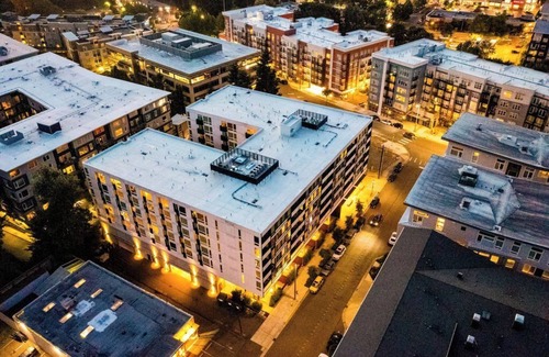 Downtown Apartment | Spacious Corner Loft with Pet-Friendly Amenities & Spa
