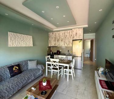 Sarakiniko Apartment | Oceanfront Akrotiri Suites: Guest Rated 8.9/10 for Comfort