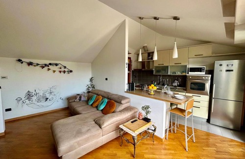 Greco Apartment | Spacious Al Bicocca Apartment with Terrace and Hot Tub