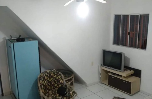 Balneario Santa Eugenia House | Family-Friendly Getaway at Casa Azul Mongaguá, SP