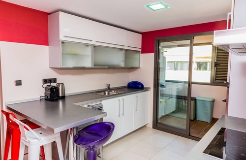 Javea Apartment | Albamar Apartment Javea Arenal: Pet-Friendly with Pool