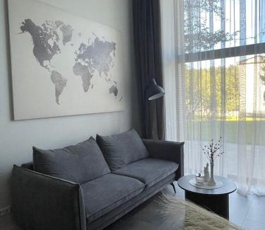 Engure Apartment | Oceanfront Albatross Loft Studio 54 with Terrace & Views