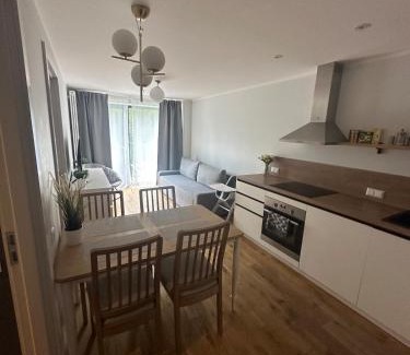 Engure Apartment | Cozy Albatross Mini: Seaside 2-Room Apartment with Balcony