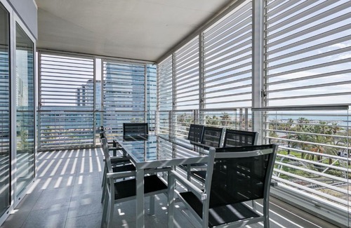 Diagonal Mar i el Front Maritim del Poblenou Apartment | Discover Alcam Llum Deluxe: Pet-Friendly Retreat with Pool