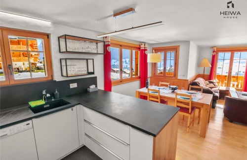 Chateau-d'Oex Apartment | Inviting Family-Friendly Accommodation with Essential Amenities