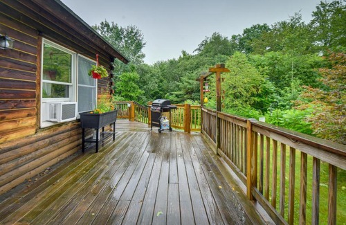 Alexandria House | Relaxing Alexandria Cabin with Patio, Grill & Family-Friendly Spa