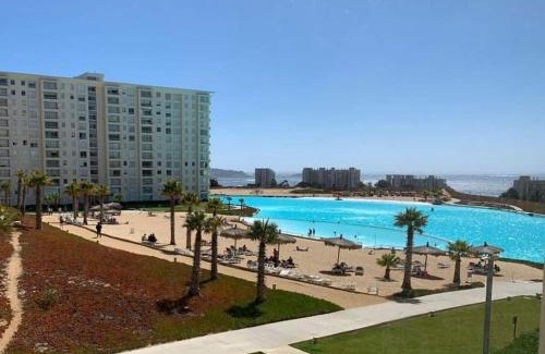 Algarrobo Apartment | Algarrobo Laguna Bahia: Oceanfront Paradise with Pool & Hot Tub