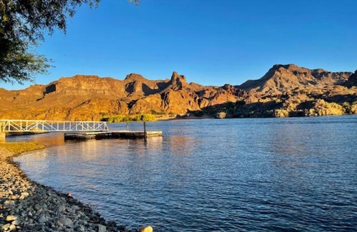 Parker Dam House | Riverfront All-American Escape with Ocean Views & Pet Friendly