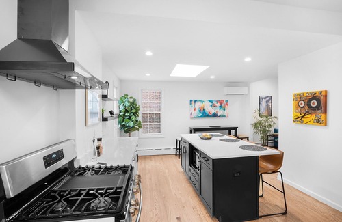 Montclair Apartment | Modern Style and Convenience: Steps to Town & NYC Train