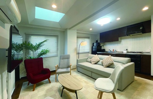 Sumida Apartment | Unparalleled Skytree Views with Private Rooftop Balcony