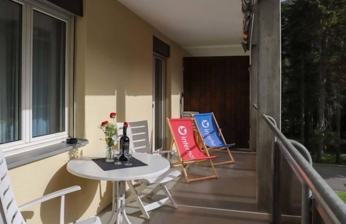 Davos-Platz Apartment | Inviting Allod Park Haus C 105 with Lake View & Spa