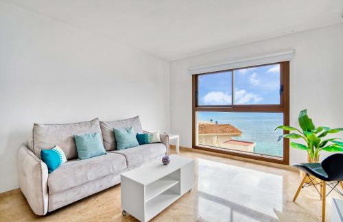 Pueblo Mascarat Apartment | Almar Suite: Oceanfront Retreat with Pool & Pet-Friendly Stay
