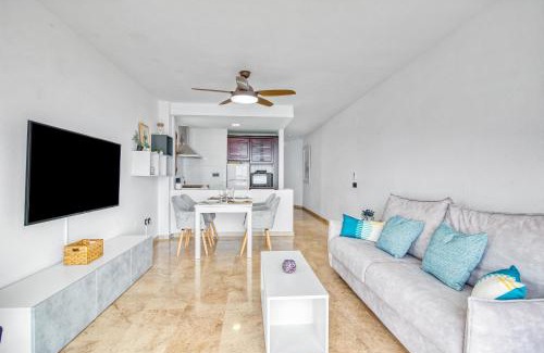Pueblo Mascarat Apartment | Almar Suite: Oceanfront Retreat with Pool & Pet-Friendly Stay