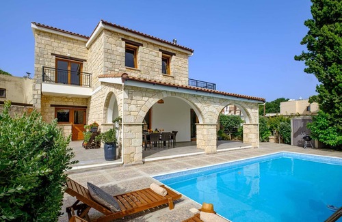 Simou House | Discover Almond Grove Villa: Ocean View & Private Pool