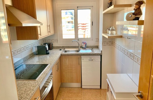 Calpe City Center Apartment | Discover Alq 163 Porto Azul with Pool & Spa Amenities