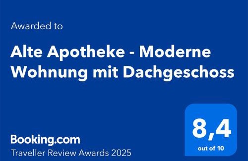 Klosterreichenbach Apartment | Alte Apotheke: Modern Apartment with Rooftop Charm