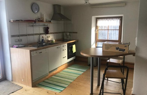 Oy-Mittelberg Apartment | Experience Comfort at Alte Sennerei with Hot Tub & Kitchen