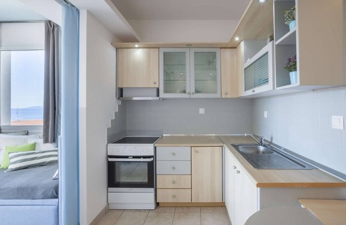 Neos Marmaras Apartment | Alterra Vita Apartments: Oceanfront Getaway with Sea View