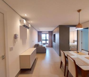 Santa Fe Apartment | Discover Alto Luxo: Oceanfront Comfort with King Simmons Bed