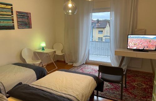 Ochsenfurt House | Convenient Getaway: 7-Min Walk to Pension with Garden