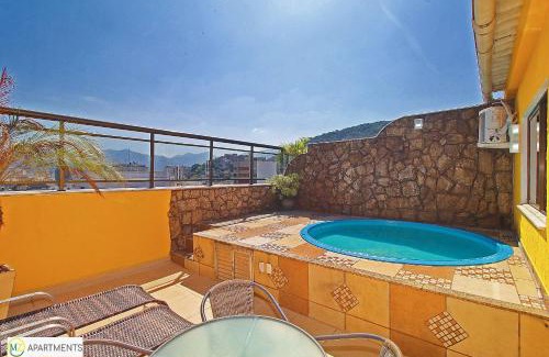 Copacabana Apartment | Elegant Duplex Retreat with Private Pool & Pet-Friendly Stay
