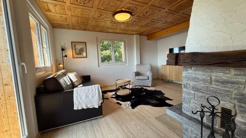 Bettmeralp Apartment | Relax at am Bärgbach 1.OG - Pet and Child-Friendly Stay