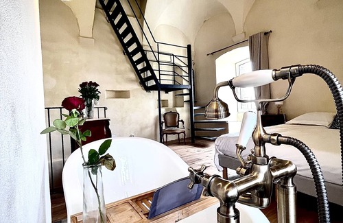 Pino Bed & Breakfast | Discover Amandulina: Historic Room in Genoese Tower
