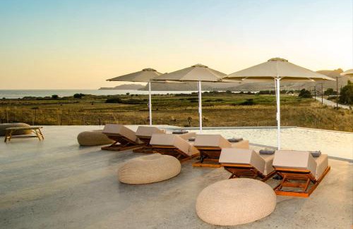Myrina Apartment | Beachfront Bliss at Amaranto Evgatis Limnos - 9.4/10 Rating