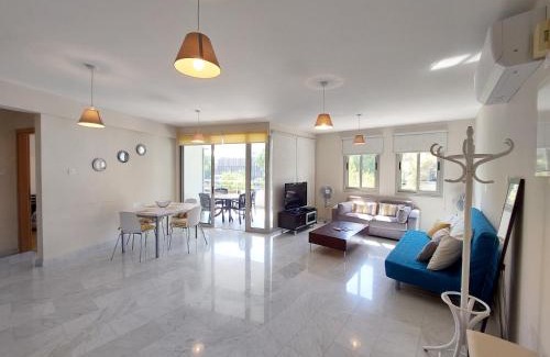 Agios Tychon Apartment | Pet-Friendly Amathousa Coastal Heights with Pool Access