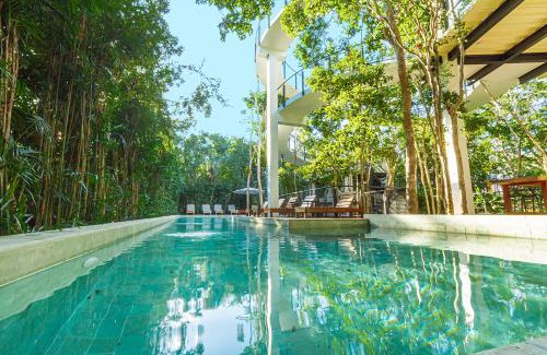 Ek Balam Village House | Inviting 3Br Retreat with Private Patio and Pool in Tulum