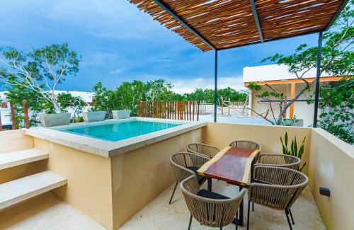 Ek Balam Village House | Inviting 3Br Retreat with Private Patio and Pool in Tulum