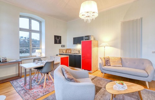 Krakow am See Apartment | Cozy 1 Bedroom Retreat in Krakow am See with Spa & Lake View