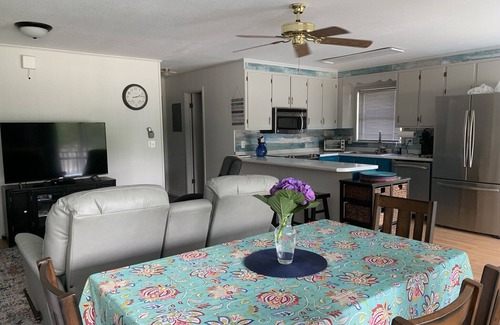 Abbeville Cabin | Ideal Getaway: Beachfront Big Flat Lot with StarLink Internet