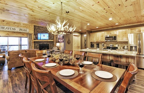 Chalet Village North Cabin | Unforgettable Cabin Retreat at Heaven's Peak with Fireplaces