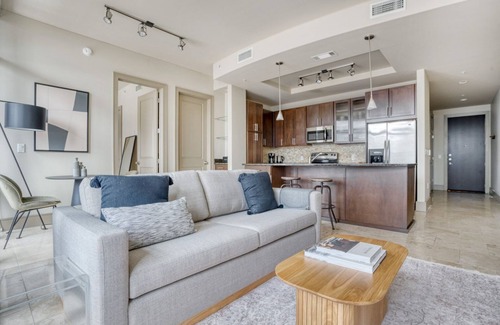 Second Street District Apartment | Prime Downtown 1BR with Gym & Pool Near Lady Bird Lake