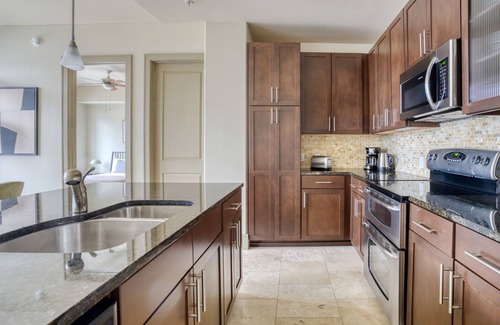 Second Street District Apartment | Prime Downtown 1BR with Gym & Pool Near Lady Bird Lake