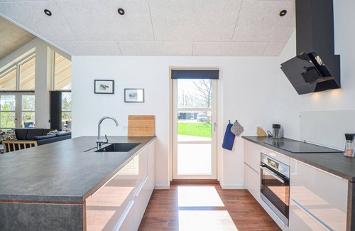 Grena Strand House | Beachside Getaway in Grenaa with Playroom & Pool Access