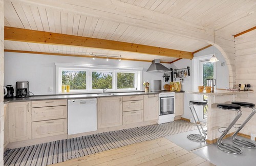Ringkøbing-Skjern Municipality House | Charming Log Cabin Retreat by Ringkøbing Fjord with Spa