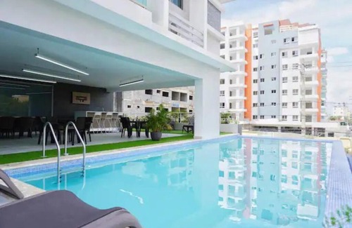 Evaristo Morales Apartment | Exclusive 1BR Retreat with Infinity Pool & Gym Access