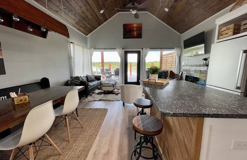 Cookson Cabin | Scenic Lake Views with Hot Tub and Dual Porches Await