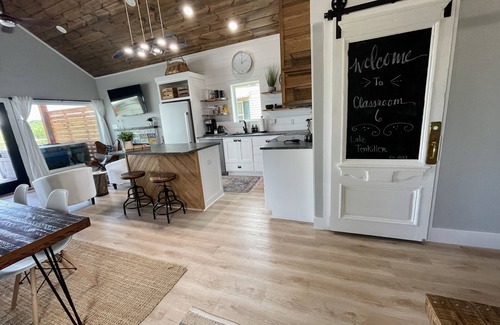 Cookson Cabin | Scenic Lake Views with Hot Tub and Dual Porches Await