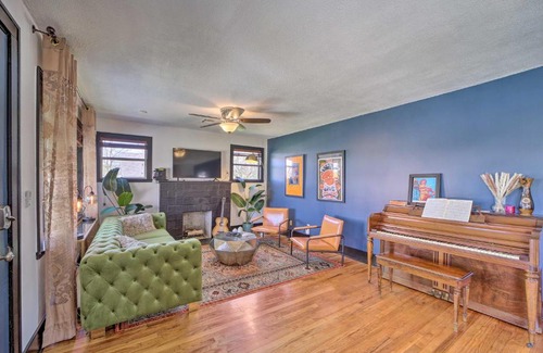 Sunrise Terrace House | Musical Retreat: Pet-Friendly Stay with Spa Amenities!