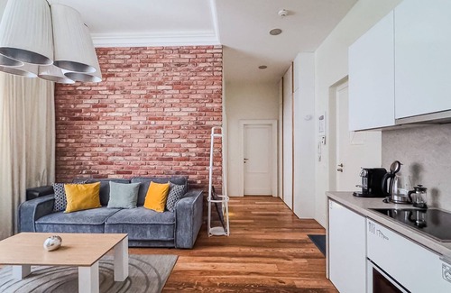 Josefov Apartment | Unforgettable Old Town One-Bedroom Retreat with Kitchen