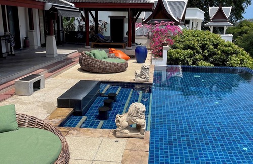 Cherngtalay Villa | Amazing Sea View Infinity Pool Villa with chef, Surin & Bang Tao beach, 6-bedrm