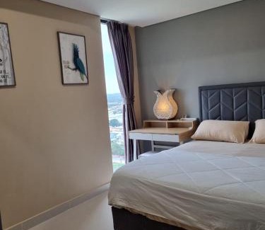 Batam Apartment | Picturesque 2-Bedroom Apartment with Pool & Kid-Friendly Amenities
