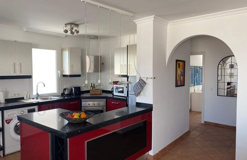 Ojen Apartment | Oceanfront Retreat in Elviria: Guest Rated 9.8, WIFI & Spa