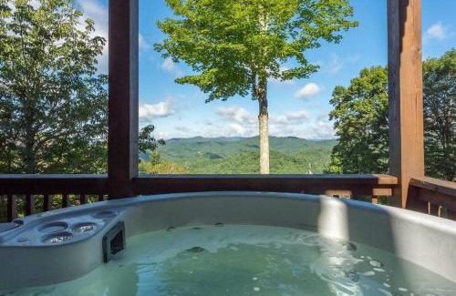 Wolf Laurel House | Relaxing Retreat with Views, Hot Tub, and Pool Table
