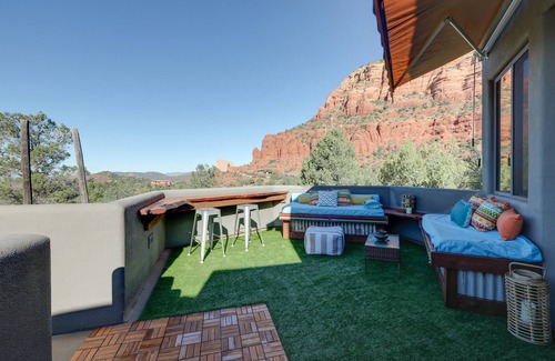 Sedona Apartment | Scenic Sedona Studio with Breathtaking Views and Hiking!