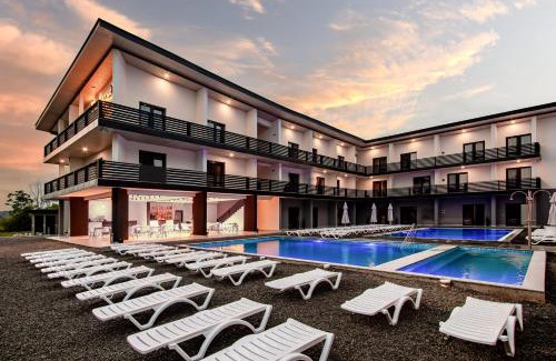 Solotvyno Hotel | Relax at Ambassador: Oceanfront Escape with Pool Access
