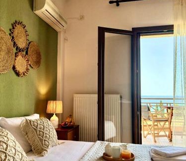 Paradhisos Villa | Seaview Villas with Pool at Ambelos Village - Pet Friendly